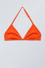 Brilliant Red - Vega Halter Triangle Bra - 1