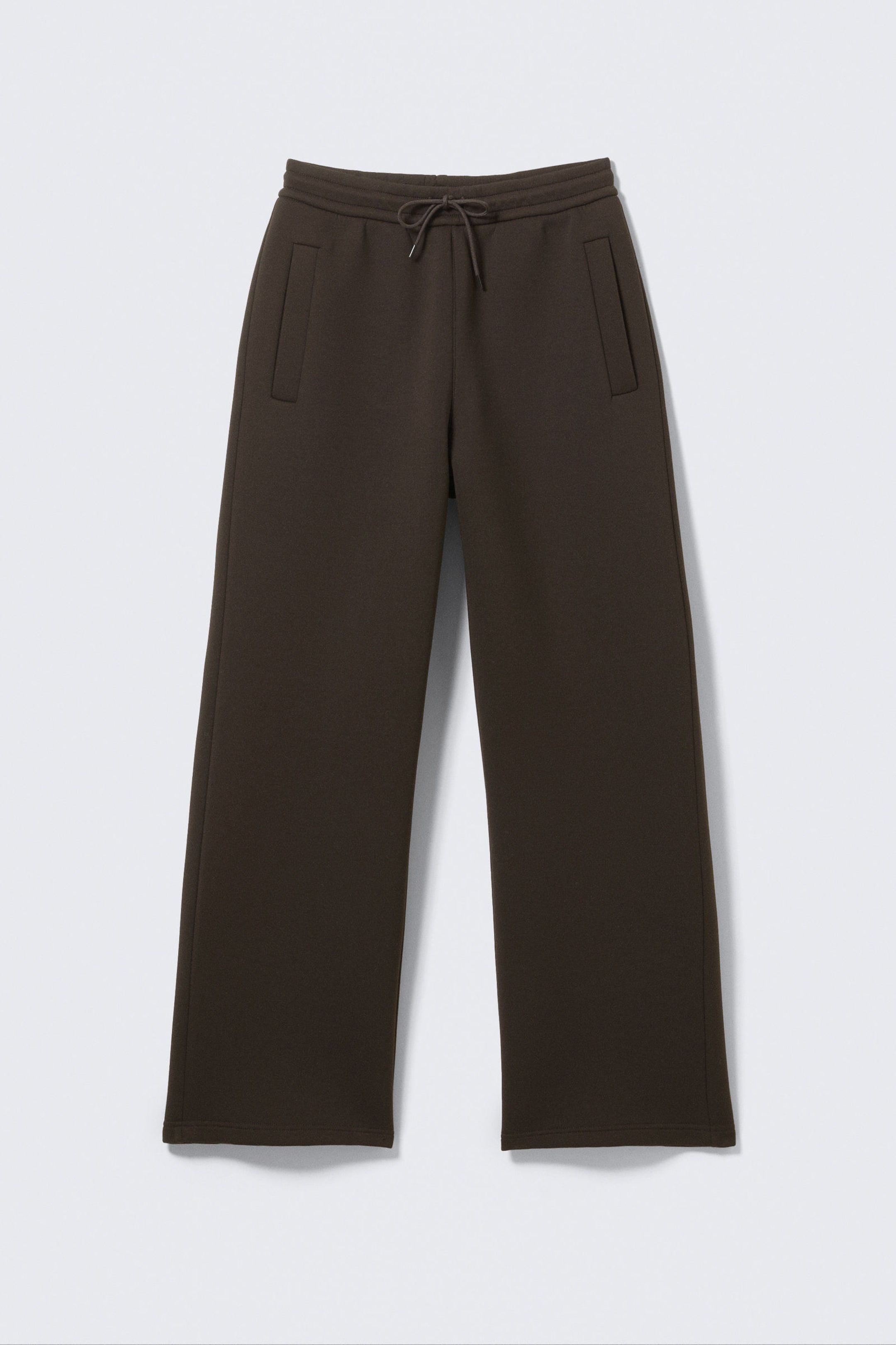 #3F3838 - Locker geschnittene Scuba-Sweatpants - 1