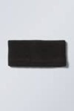 Black - Elsa Ribbed Knit Headband - 0