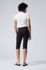 Black Stripe - Slim Capri Trousers - 3