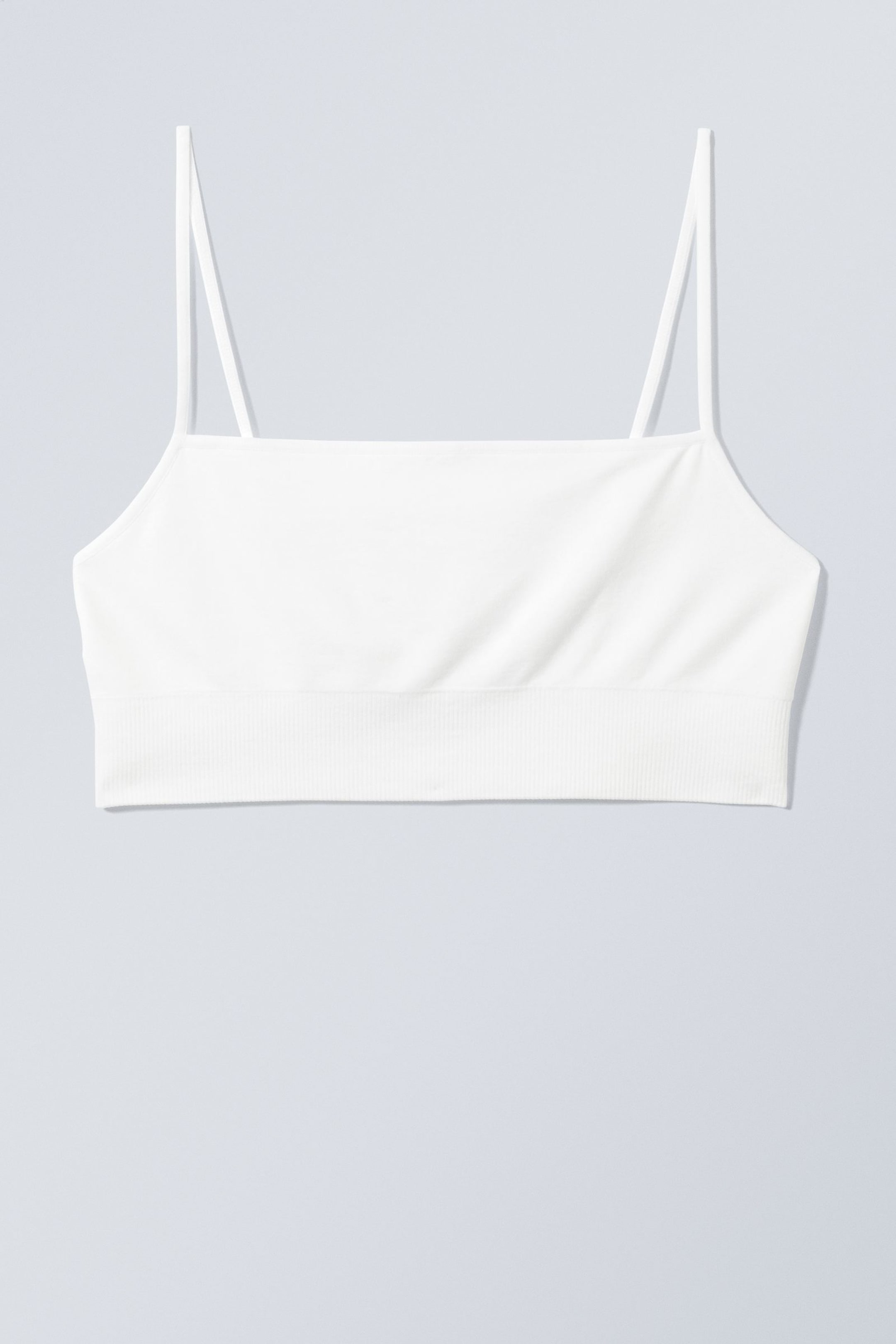 White - Cat Soft Bralette - 0