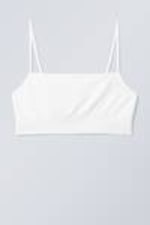 White - Cat Soft Bralette - 0