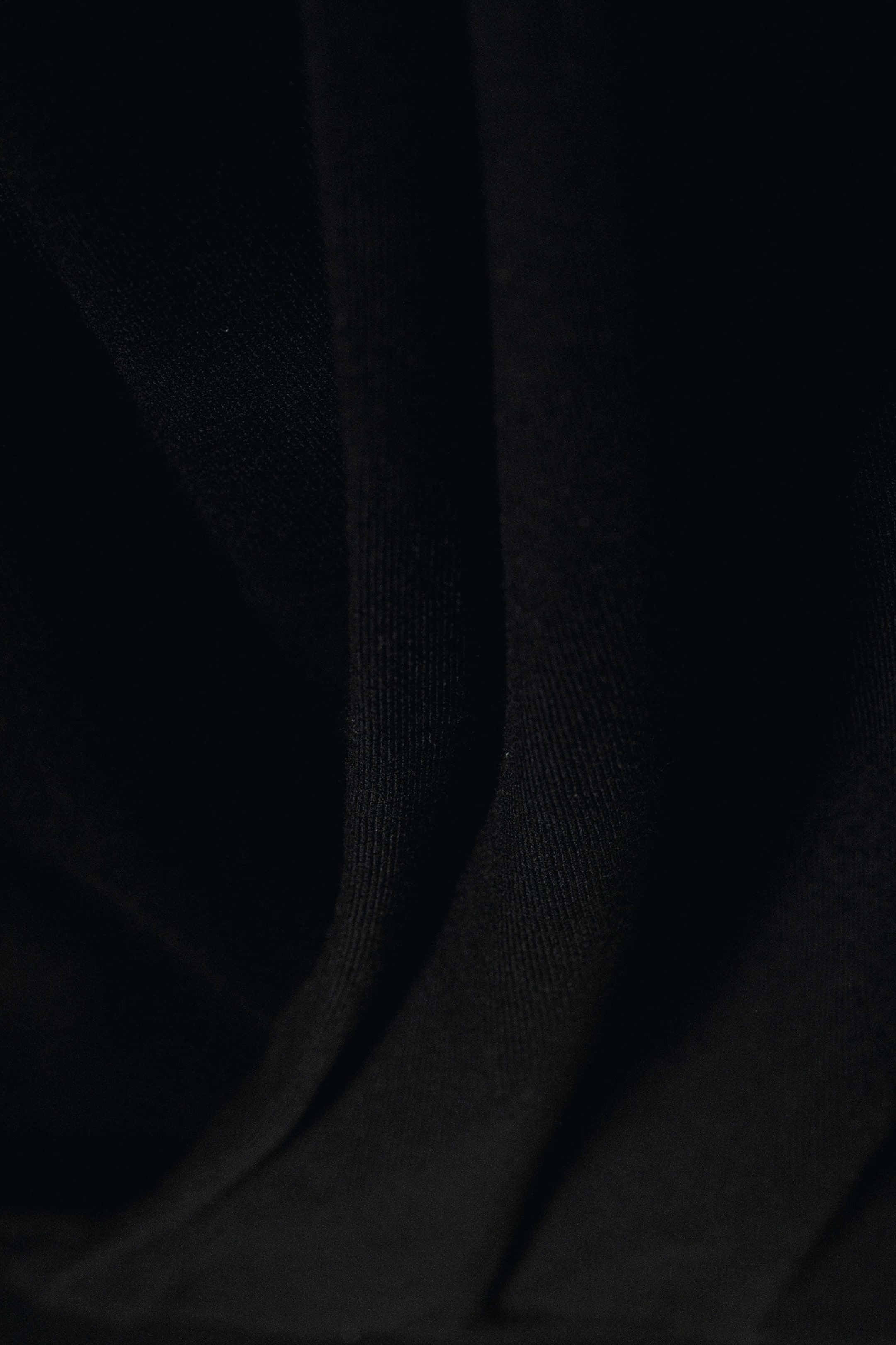 Black - Draped Halter Jersey Top - 5