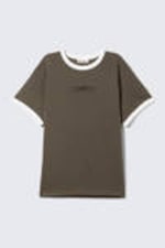 Dark Grey - Stars - T-shirt met grafische print - 3