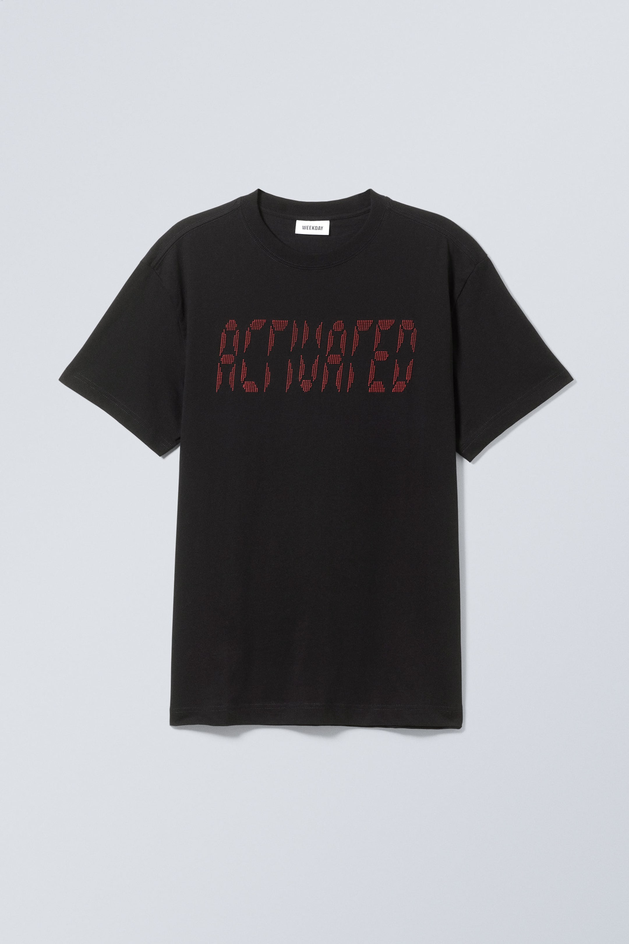 Activated - Oversized Graphic Printed T-shirt - 0