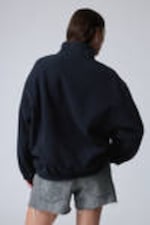 Navy Blue - Fleece Zip Jacket - 3