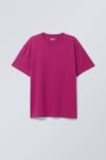 Fuschia - Oversized Heavyweight T-shirt - 1