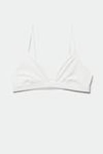 White - Soft Triangle Bralette Soul - 0