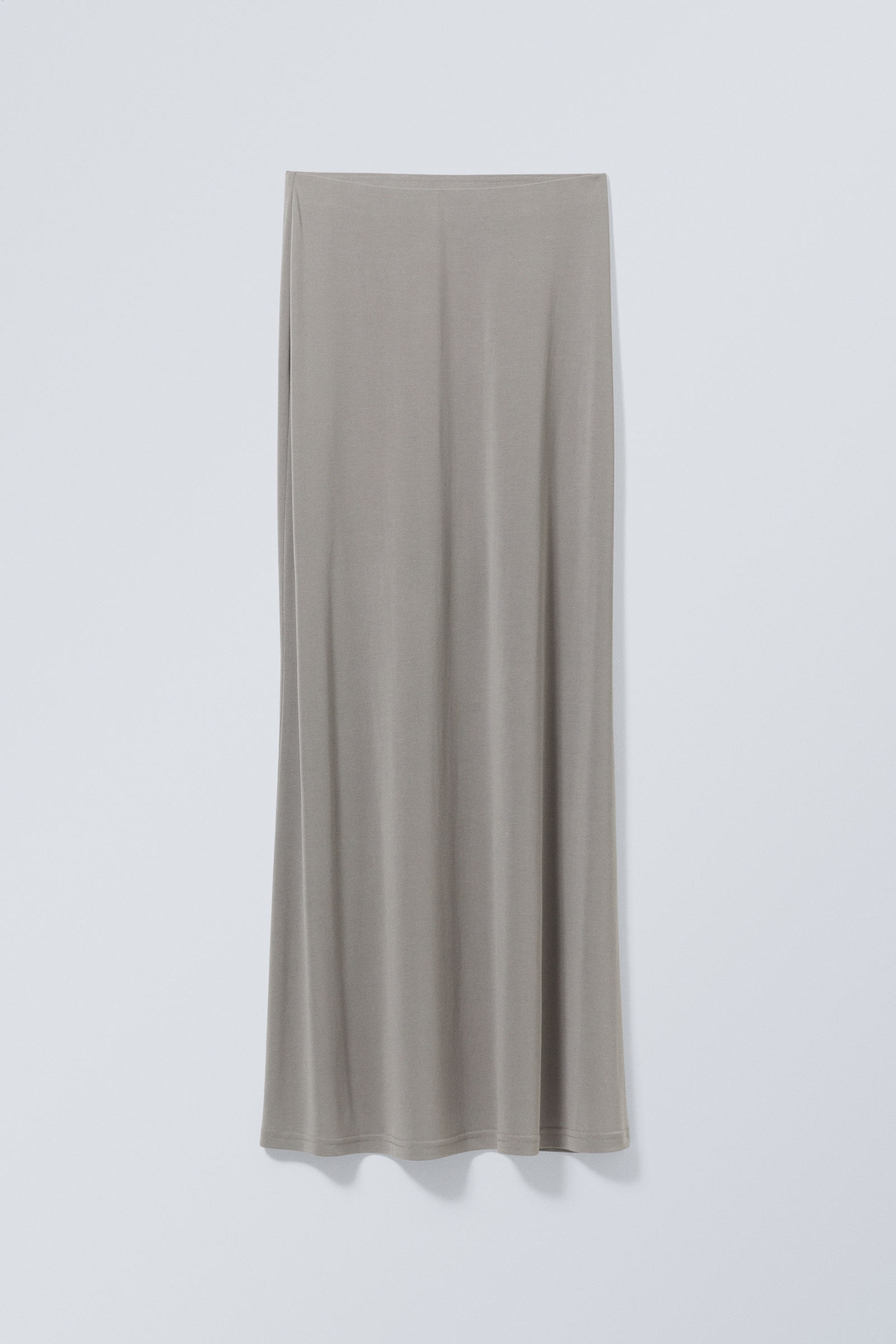 Dusty Grey - Signe Drapy Maxi Skirt - 0