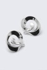 Zilver - Gedraaide oorbellen - 2
