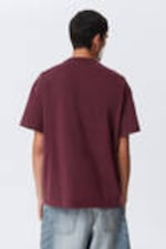 Donkerroze - Groot T-shirt van zware kwaliteit - 2