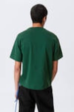 Dark Green - Great Boxy Heavyweight T-Shirt - 2