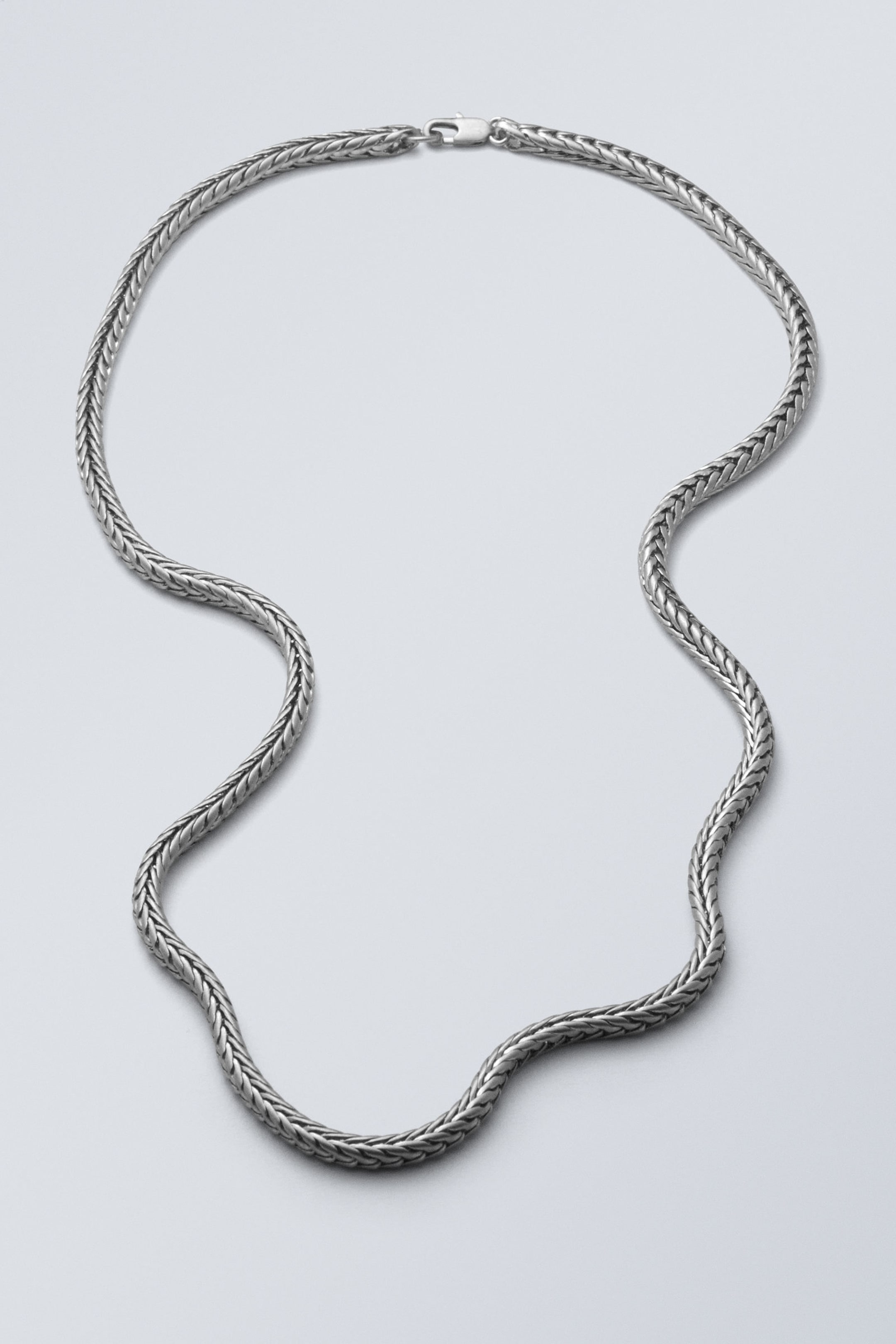 Silver - Karim Snake Chain Necklace - 0