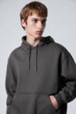 Off Black - Relaxed Heavy Hoodie - 1