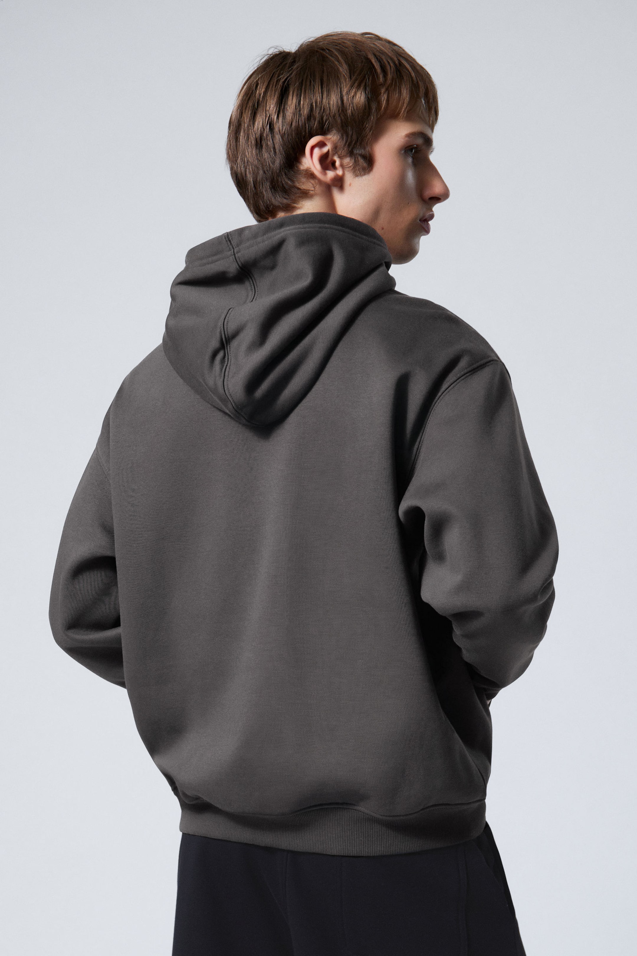 Off Black - Relaxed Heavy Hoodie - 3