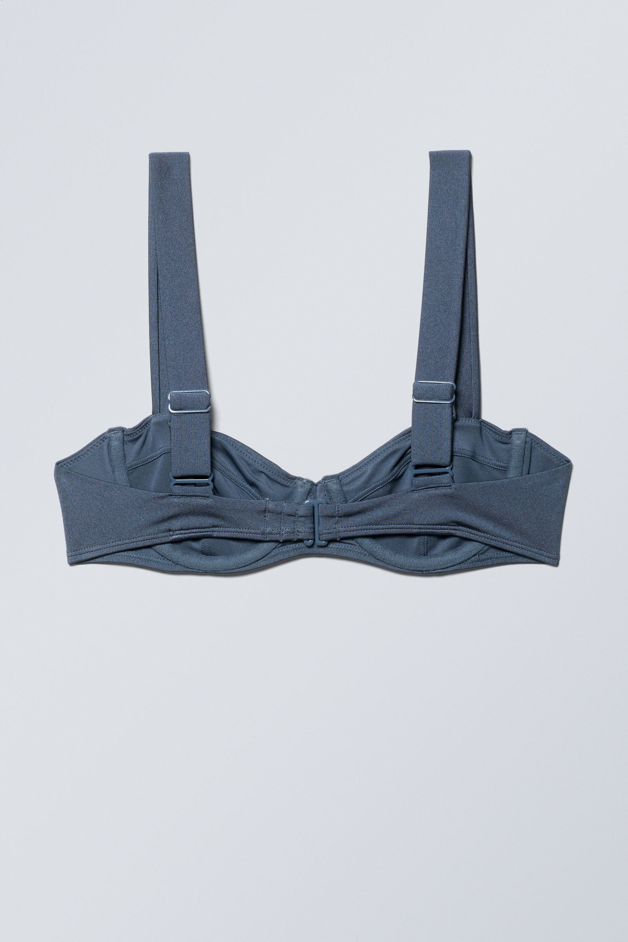 Dark Dusty Blue - Wire Bikini Top - 1