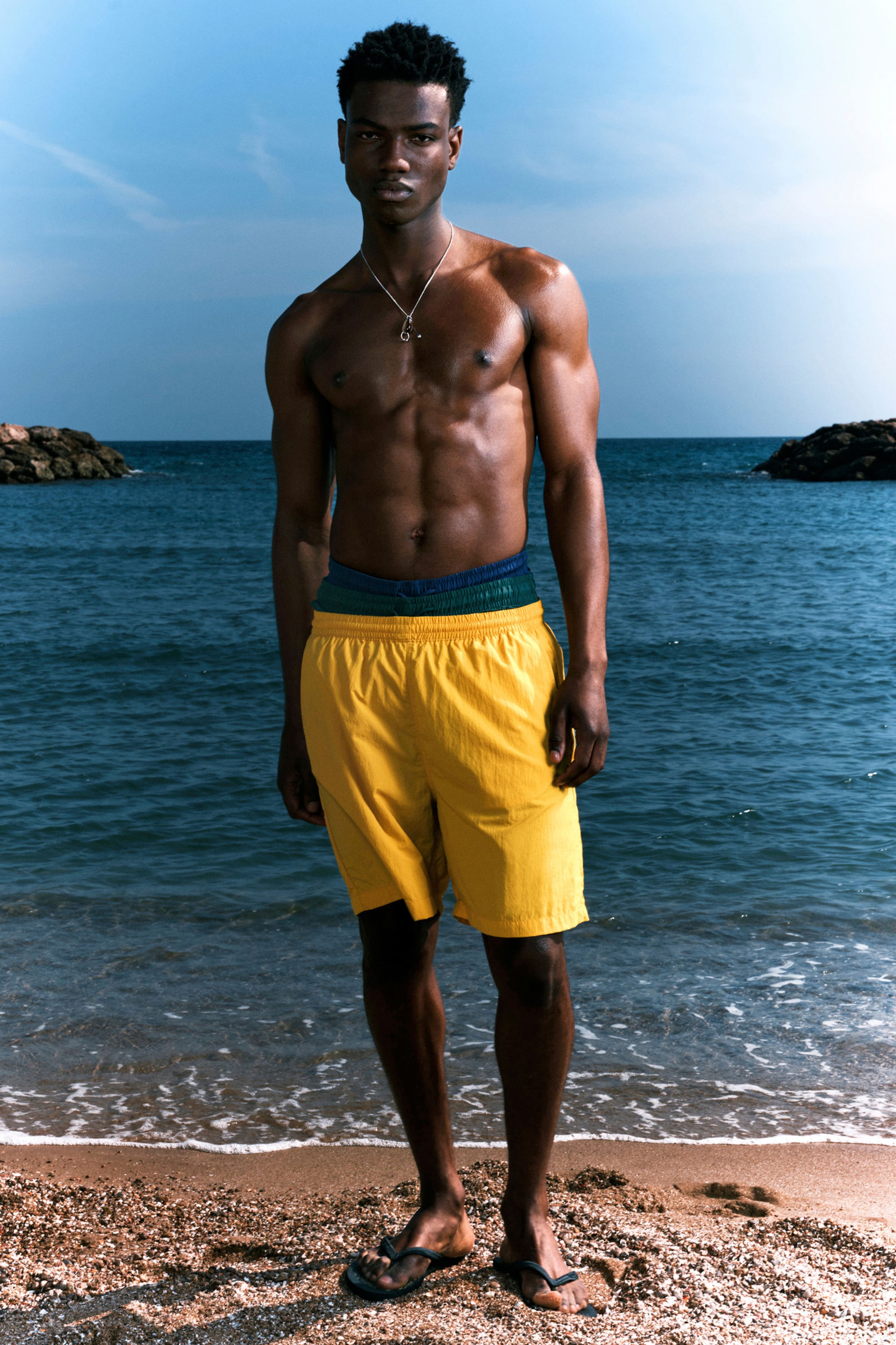 #D8A82F - Ed Swim Shorts - 1