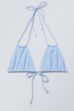 Light Blue - Breeze Tie Bikini Top - 0