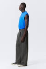 Grau gestreift - Oversized-Anzugshose Uno - 2