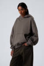 Dark Grey - Oversized Heavyweight Hoodie - 0