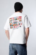 White - World Cup 99 - Great Boxy Printed Graphic Tee - 3