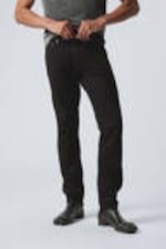 Almost Black - Black - Sunday Slim Tapered Leg Jeans - 1