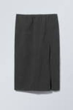 Dark Grey - Priscilla Mid Skirt - 0