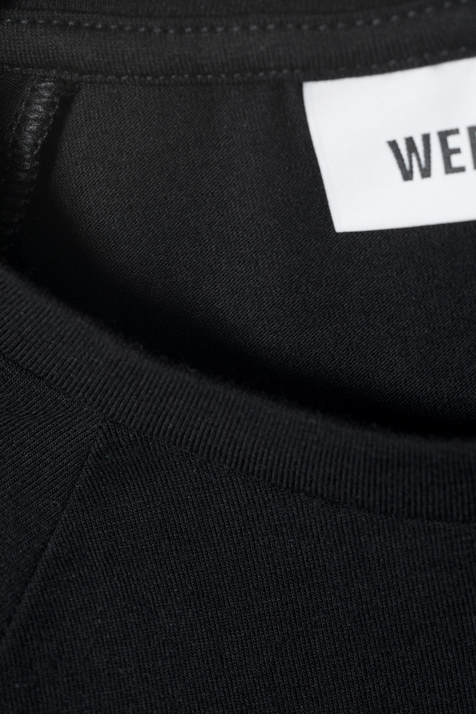 short sleeve fitted top - Black | Weekday WW