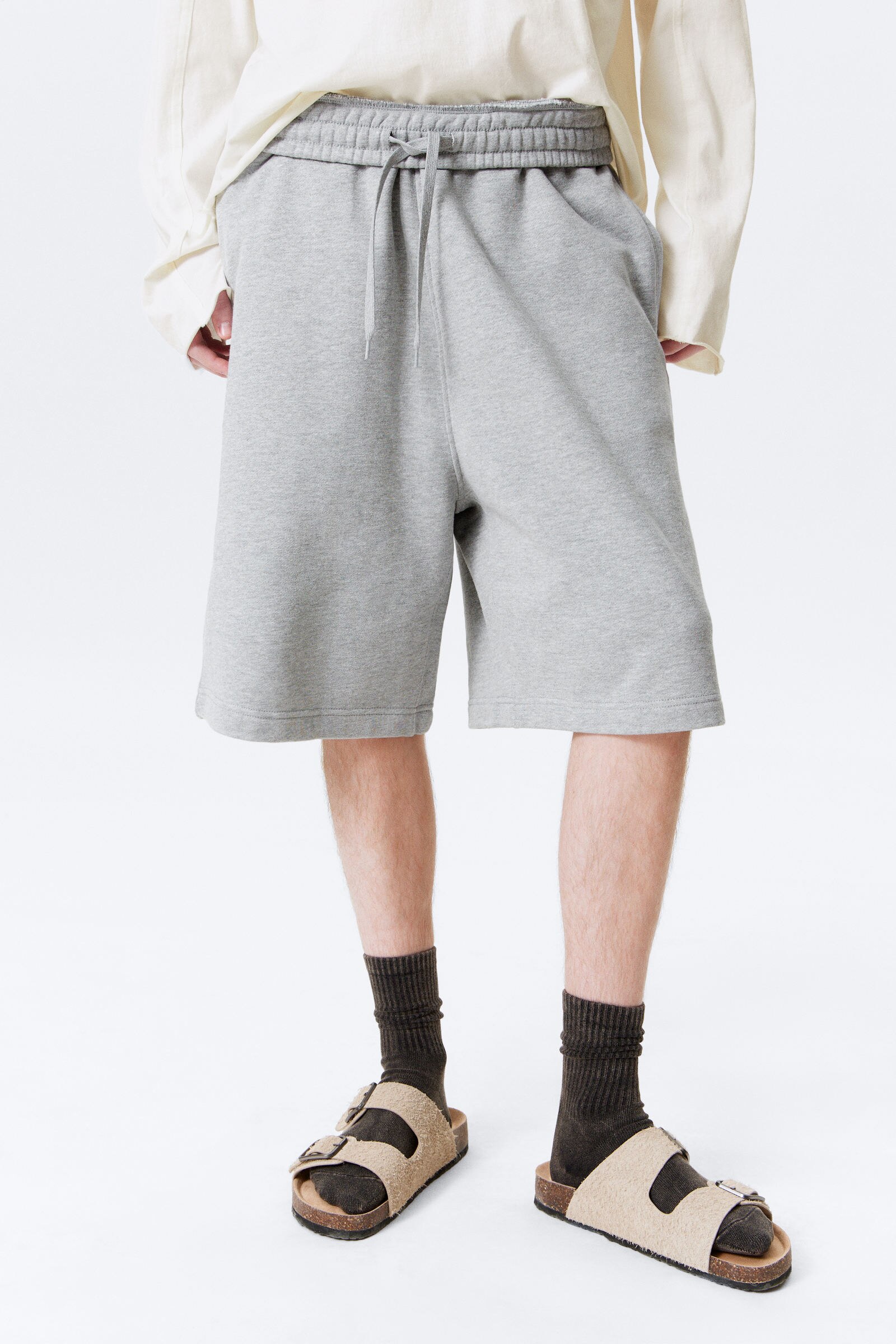 Human Made Men's Skater Short in Grey Human Made