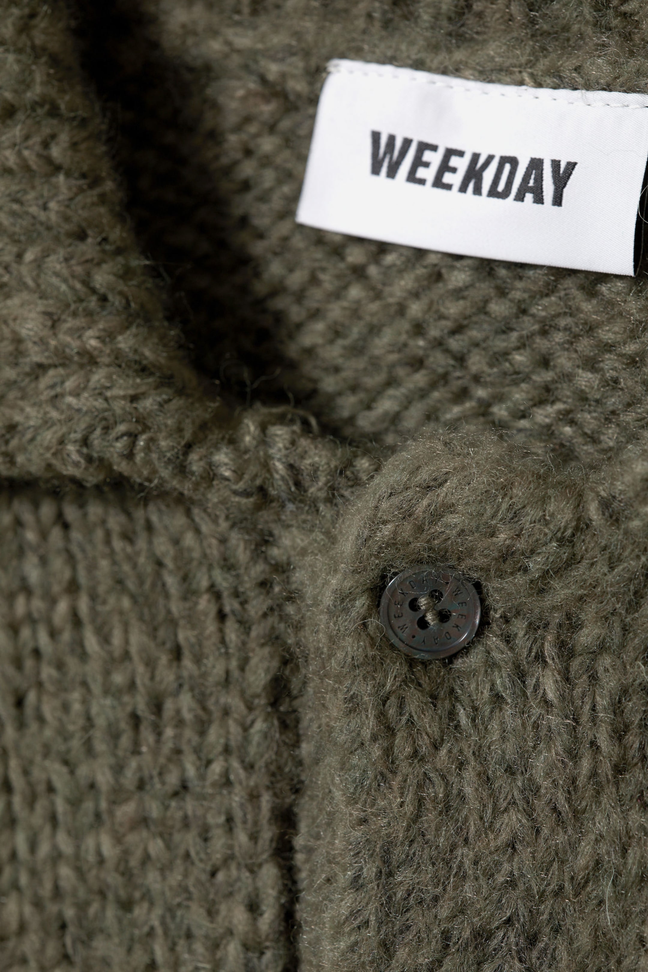 Khaki Green - Bobby Relaxed Knitted Polo Sweater - 1