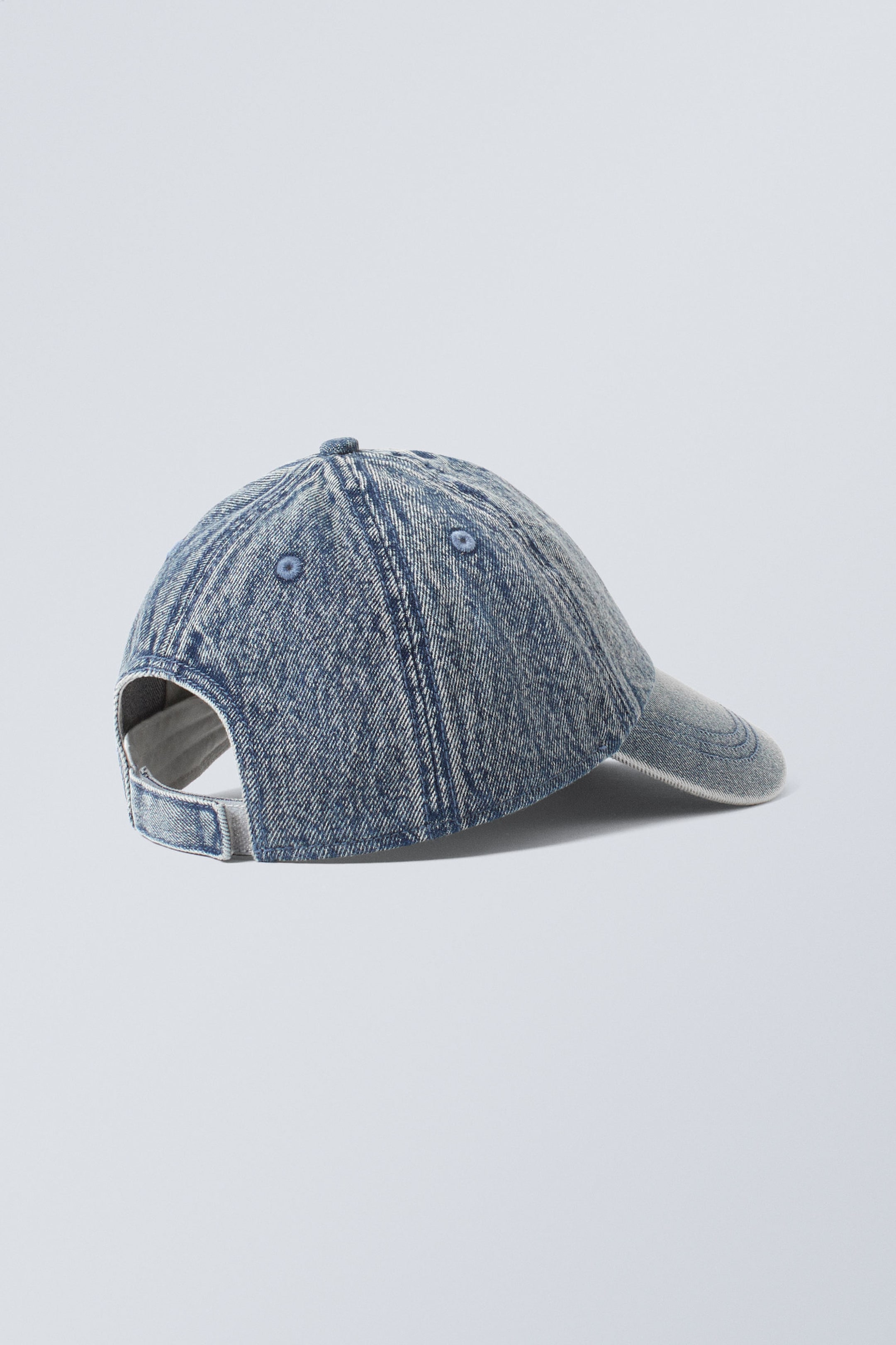 Blau - Baseball-Cap aus Denim - 1