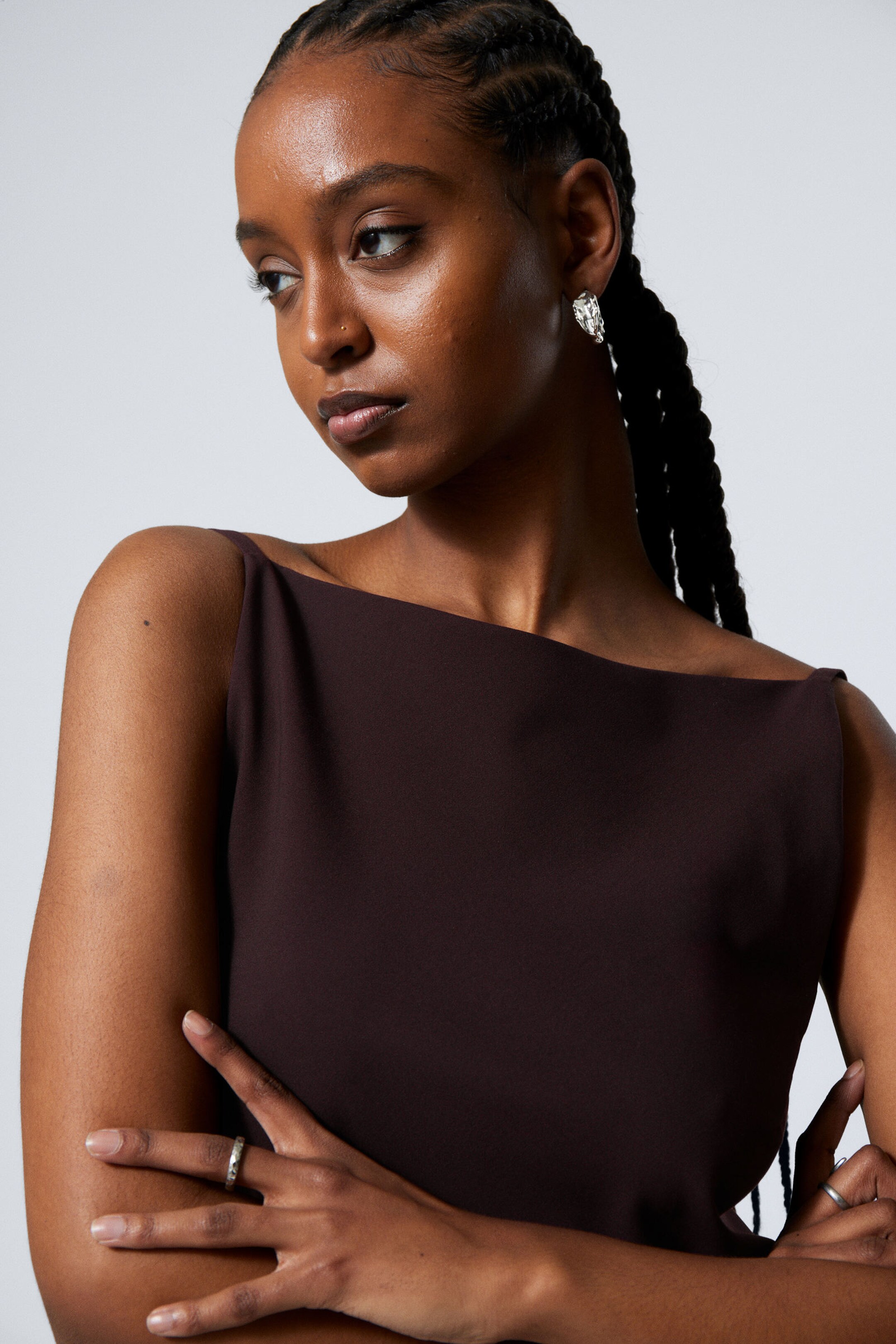 Nora Top - Eco Soft Wave :: Black