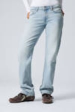 Aeon Blue - Hellblau - Arrow Low Waist Regular Straight Leg Jeans - 1