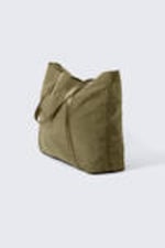 Khaki Green - Nylon Tote Bag - 1