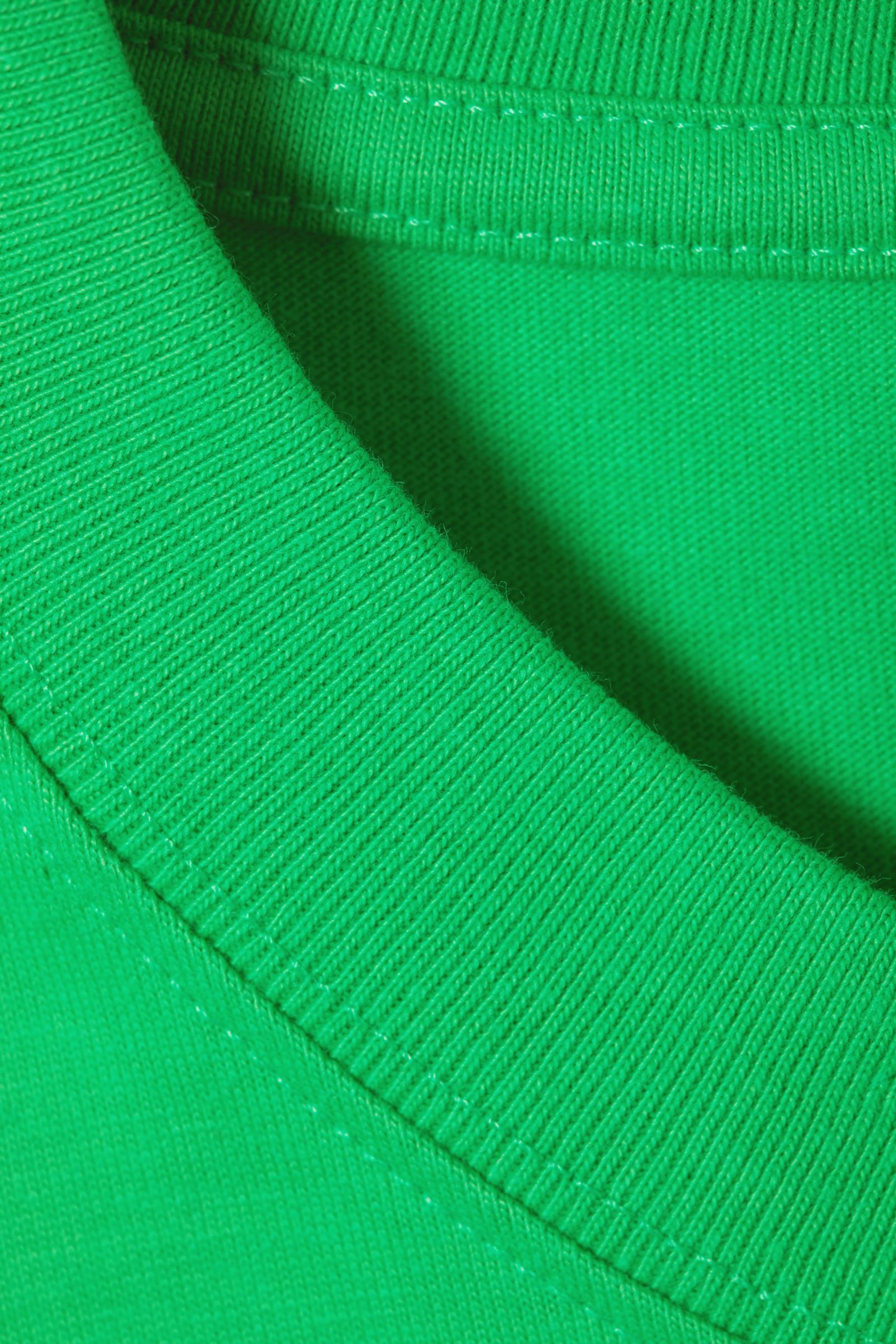 Bright green - Oversized, zwaar T-shirt - 1