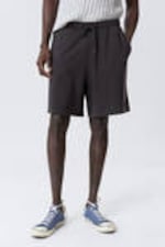 Washed Dark Blue - Relaxed Terry Shorts - 1