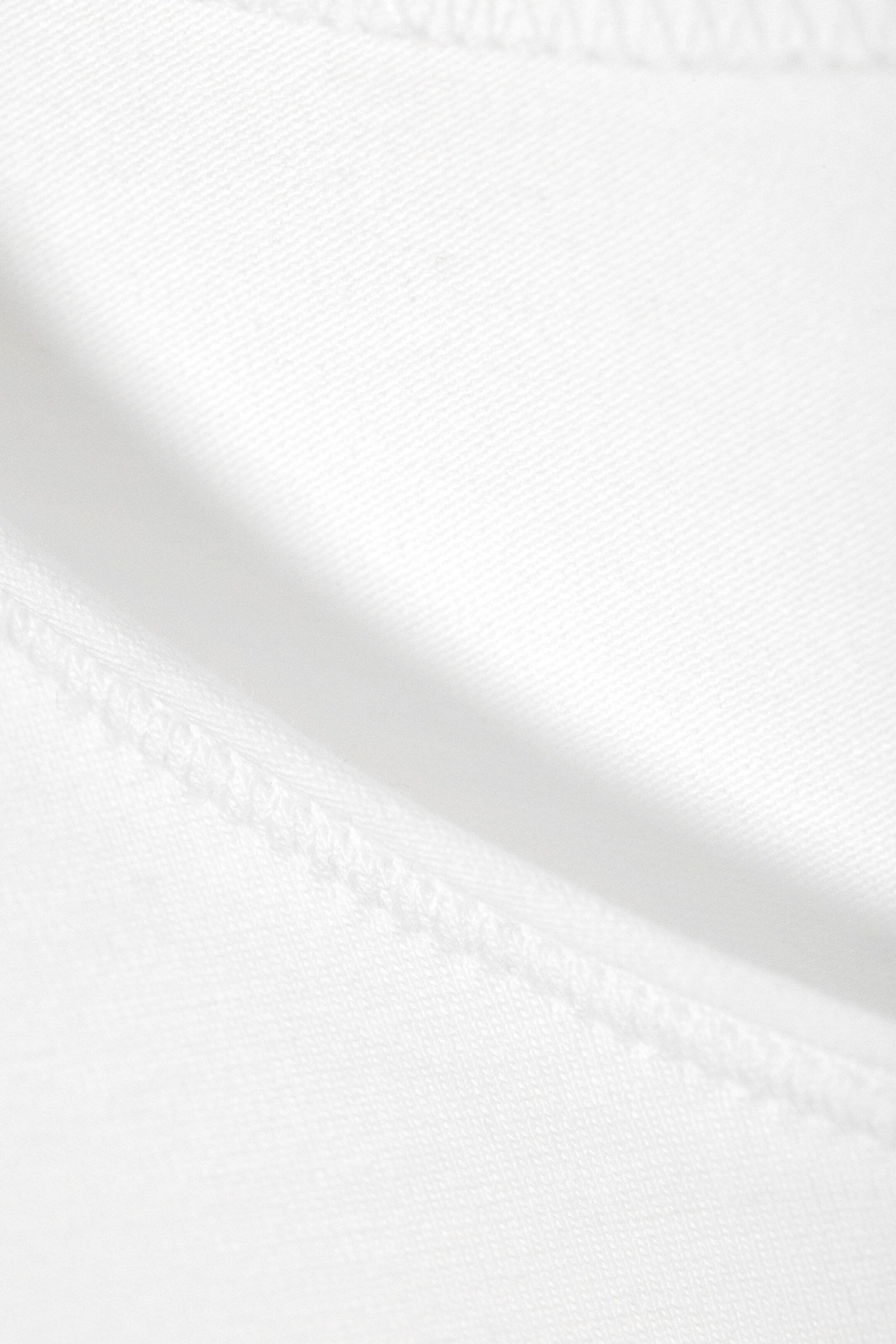 long sleeve cotton top - White | Weekday WW