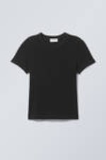 Black - Slim Fitted T-shirt - 2