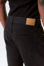 Black - Space Relaxed Denim Shorts - 3