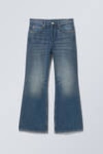 Mine Blue - Medium Blue - Time Loose Bootcut Leg Jeans - 2