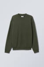 Dark Khaki Green - Relaxed Heavyweight Sweatshirt - 2