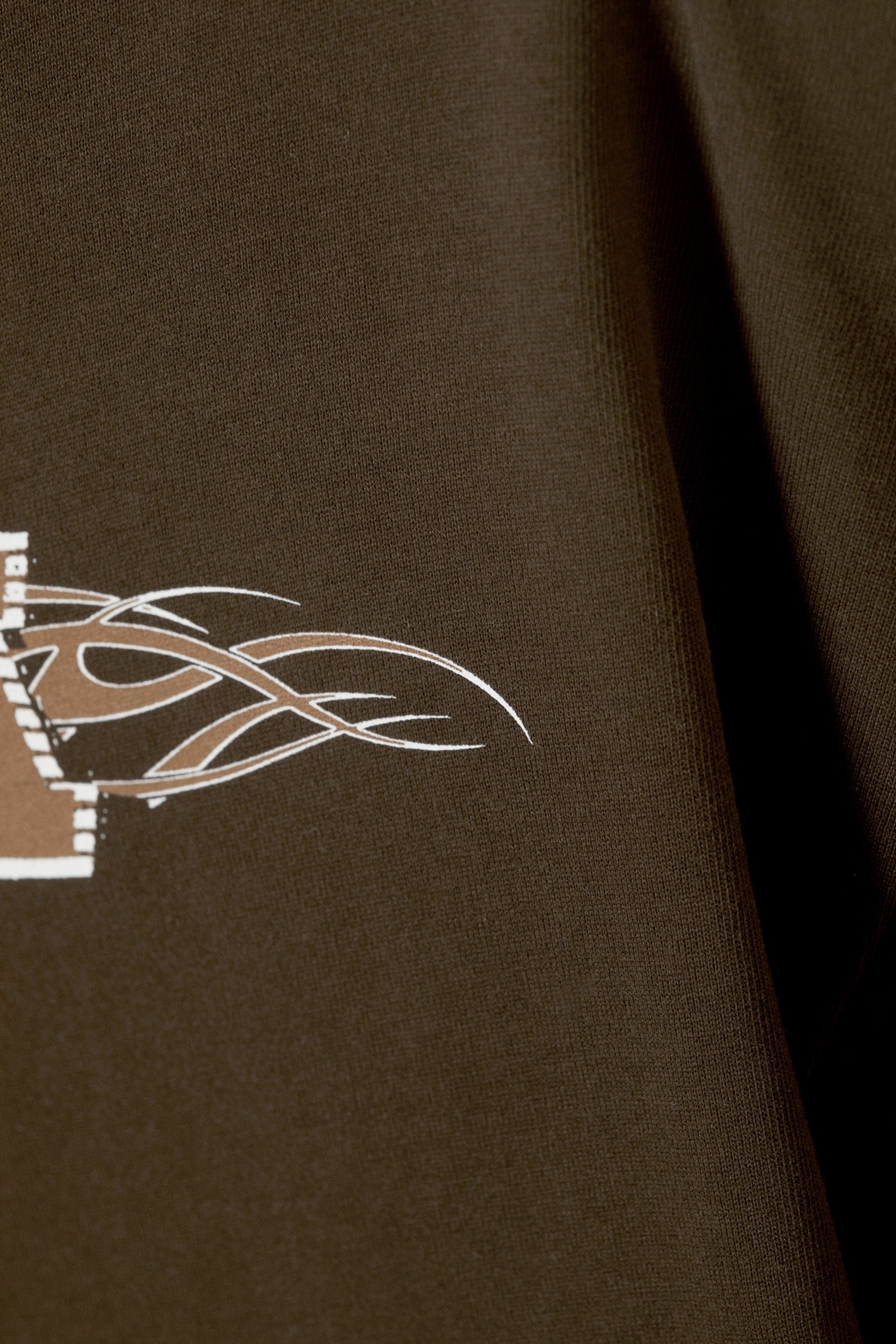 Dark Brown - Sports Logos - Great Boxy Printed Graphic Tee - 3