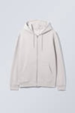 Light Dusty Grey - Standard Midweight Zip Hoodie - 0