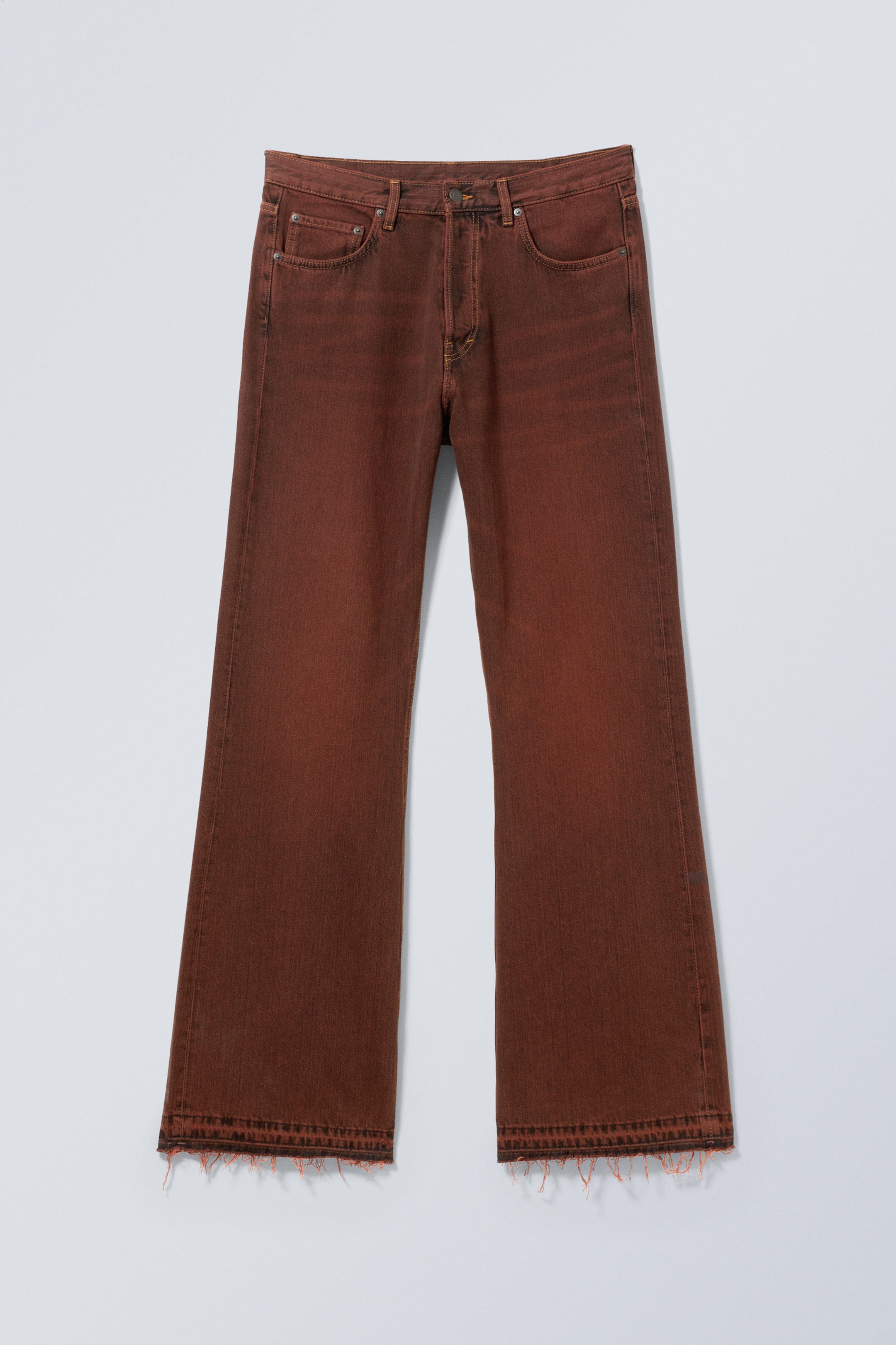 Rusty Red - Time Loose Bootcut Jeans - 0