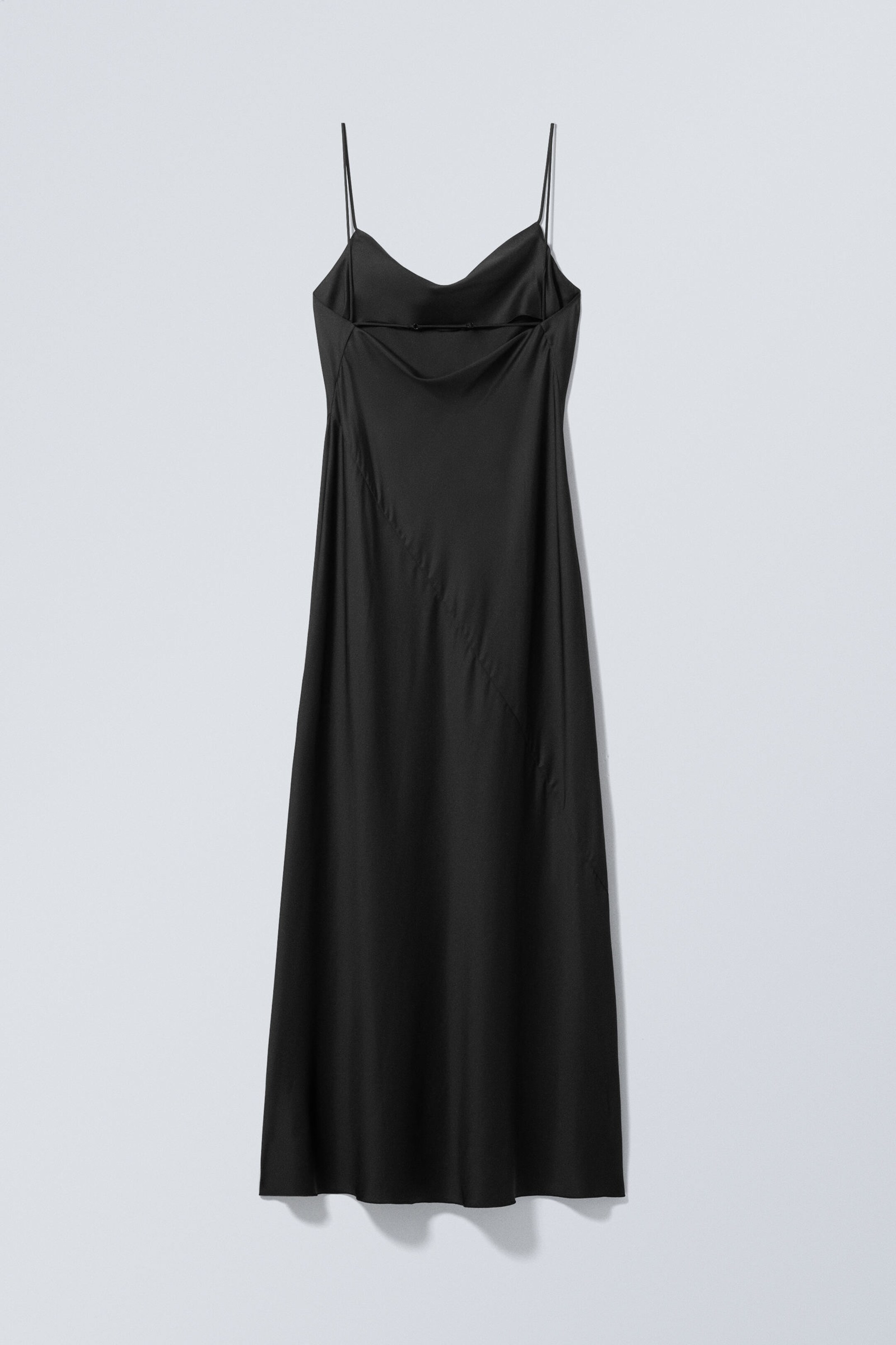 Black satin slip online