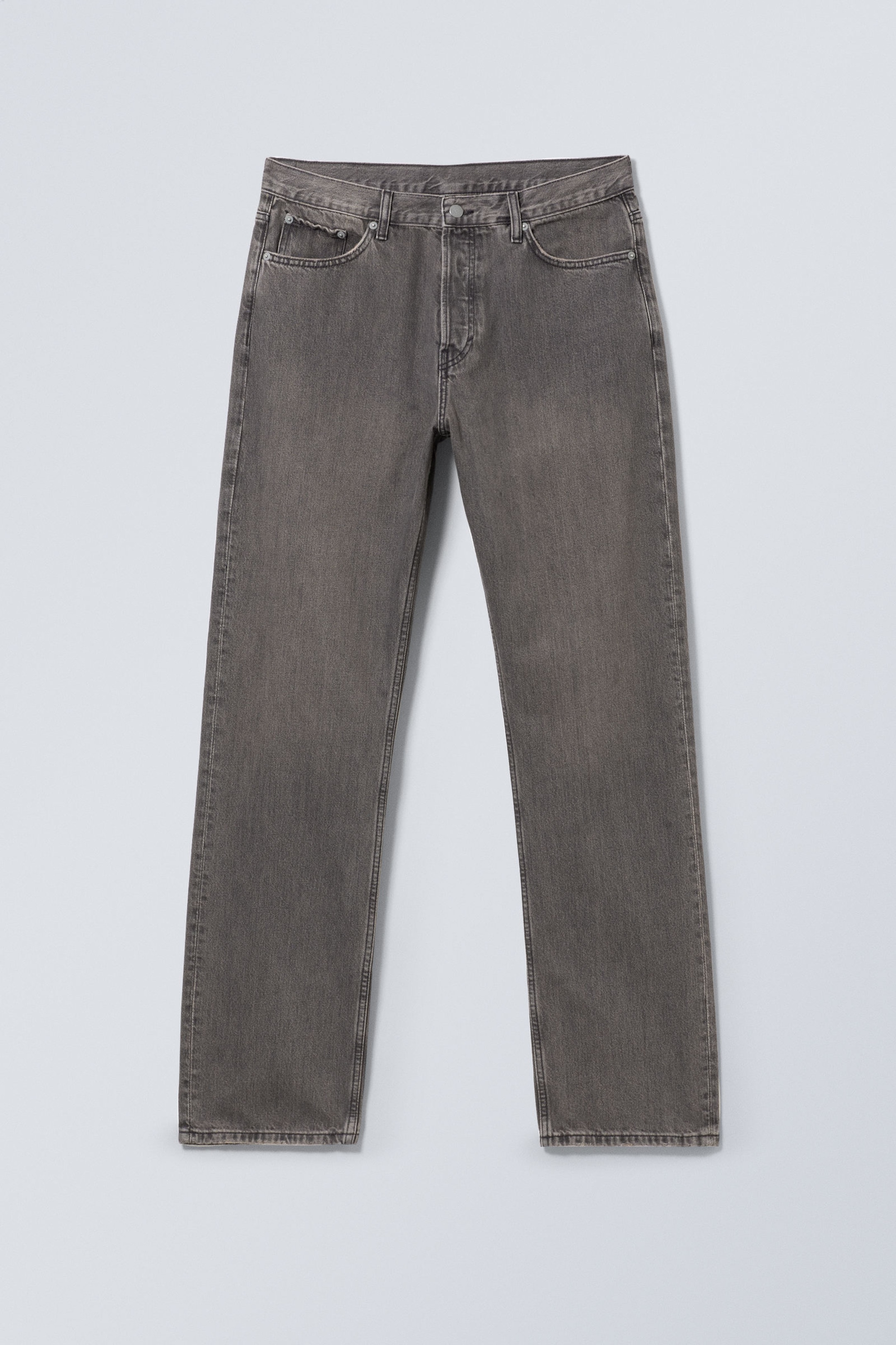 Clay Grey - Grau - Space Relaxed Straight Leg Jeans - 0