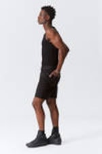 Black - Space Relaxed Denim Shorts - 2