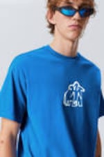 Blue - Sadphant - T-shirt met boxy pasvorm en grafische print - 1