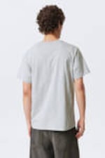 Grau meliert - Mittelschweres Standard-T-Shirt - 2