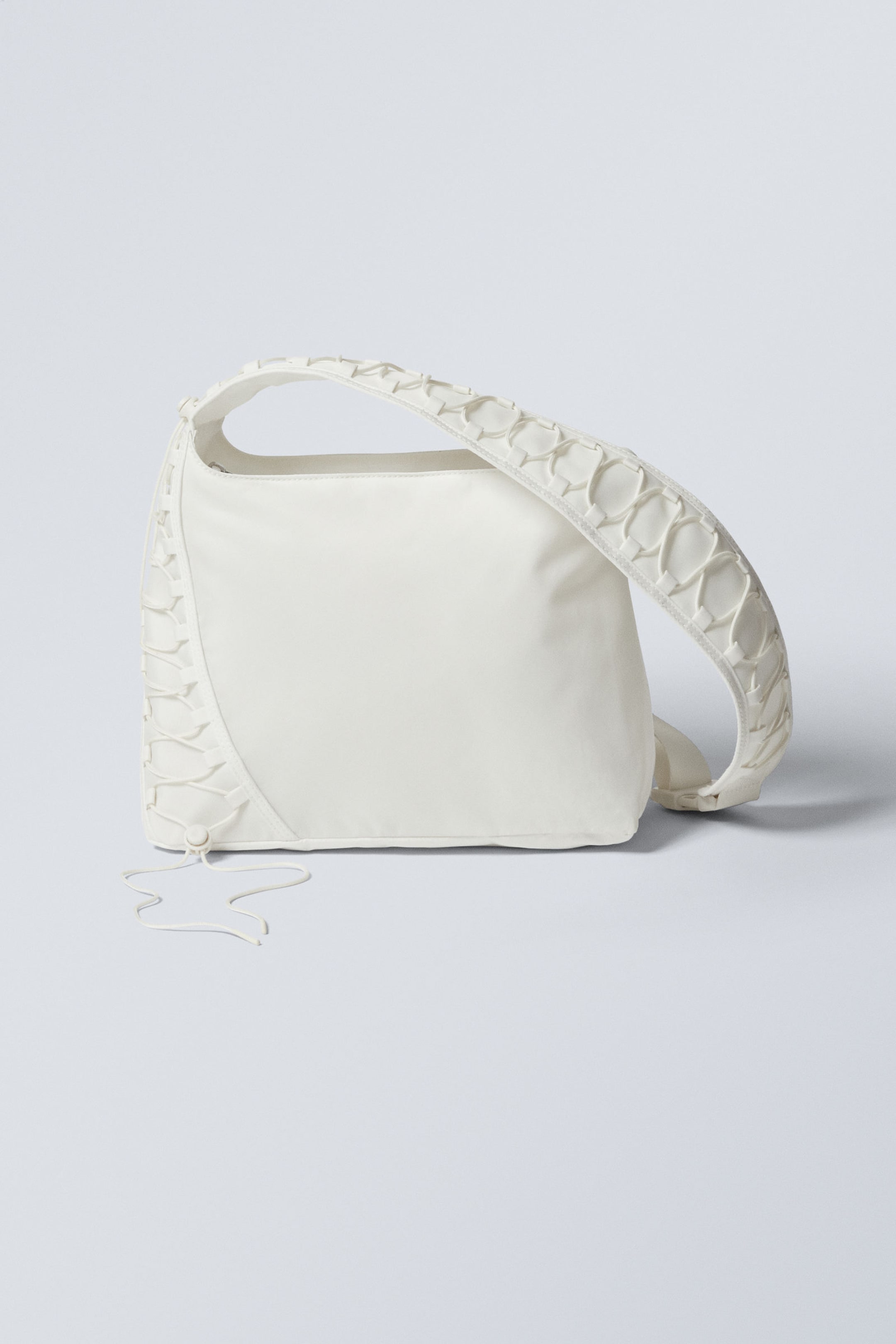 drawstring shoulder bag White Weekday DK